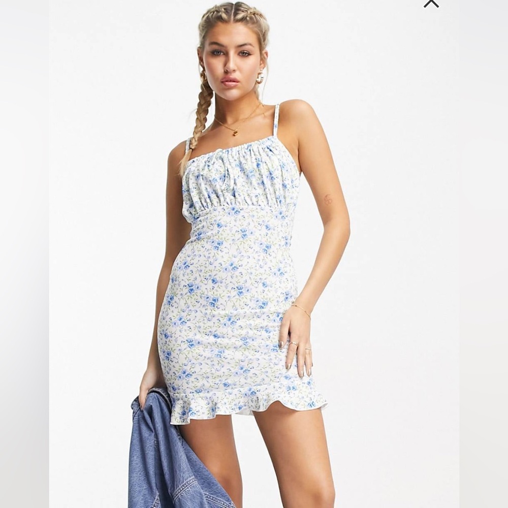 NWOT NaaNaa cami floral mini dress US size 4